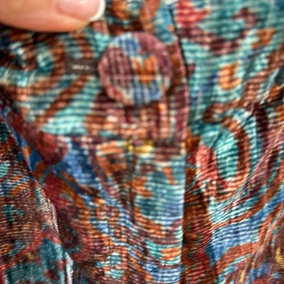 DIXIE - CHENILLE PATTERNED TROUSERS - MULTICOLOR size Med - Picture 5 of 9